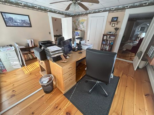 Home Office, Interior, Wood Texture Flooring