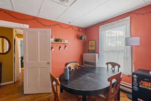 Dining room, Interior, Wood Texture Flooring