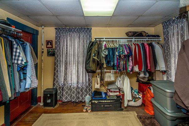 Interior, Walk-in Closets, Wood Texture Flooring