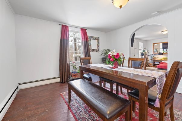 Dining room, Interior, Wood Texture Flooring