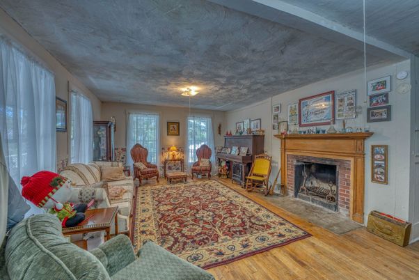 Fireplace, Interior, Living room, Wood Texture Flooring
