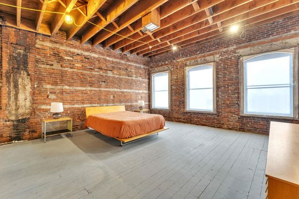 Bedroom, Interior, Stone Walls, Wooden Beams, Wooden Ceilings, Wood Texture Flooring