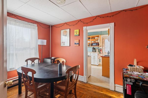 Dining room, Interior, Wood Texture Flooring
