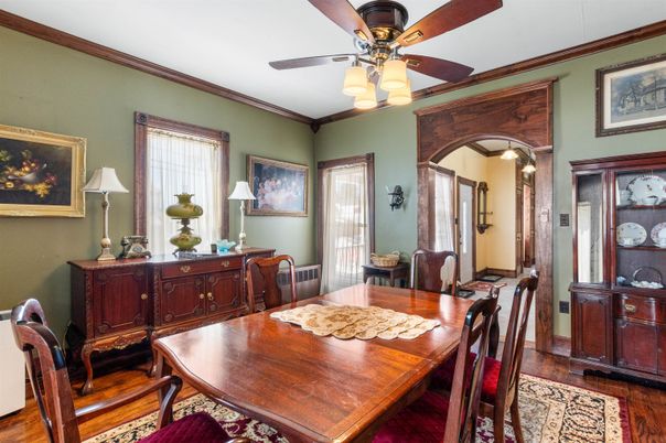 Dining room, Interior, Wood Texture Flooring