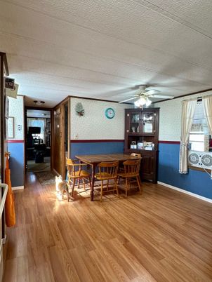 Dining room, Interior, Wood Texture Flooring