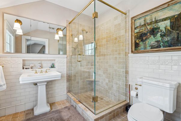 Bathroom, Glass Shower, Interior