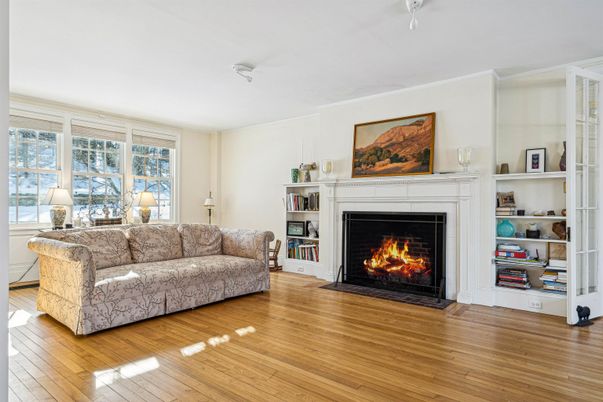 Fireplace, Interior, Living room, Wood Texture Flooring
