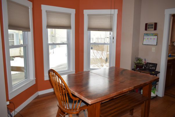 Dining room, Interior, Wood Texture Flooring