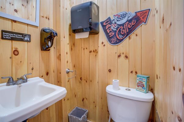 Bathroom, Interior, Wooden Walls
