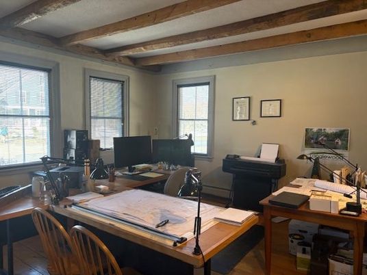 Home Office, Interior, Piano, Wooden Beams, Wood Texture Flooring