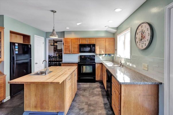Interior, Kitchen, Pendant Lights, Recessed Lighting