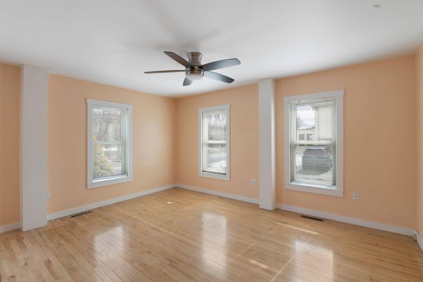 Empty room, Interior, Wood Texture Flooring