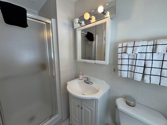 Bathroom, Glass Shower, Interior