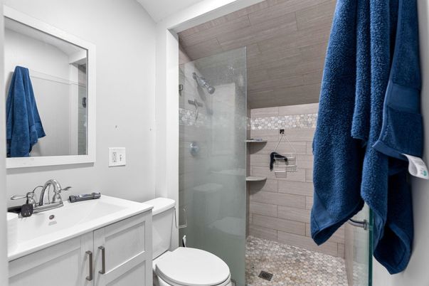 Bathroom, Glass Shower, Interior