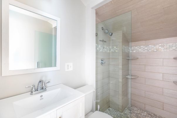 Bathroom, Glass Shower, Interior