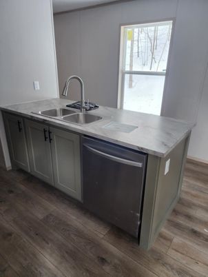 Interior, Kitchen, Wood Texture Flooring