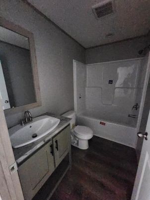 Bathroom, Interior, Wood Texture Flooring