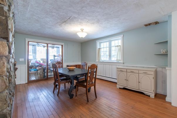 Dining room, Interior, Wood Texture Flooring