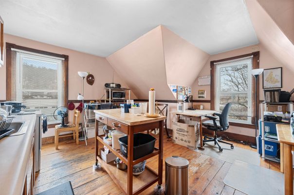 Home Office, Interior, Wood Texture Flooring