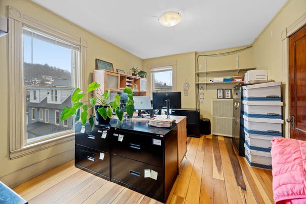 Home Office, Interior, Wood Texture Flooring