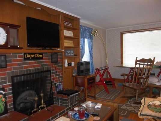Fireplace, Interior, Wood Texture Flooring, Wooden Walls