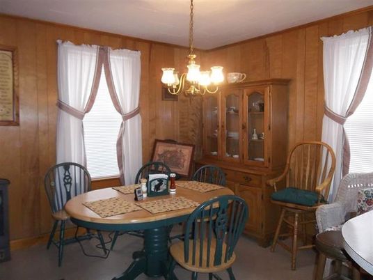 Chandelier, Dining room, Interior, Wooden Walls