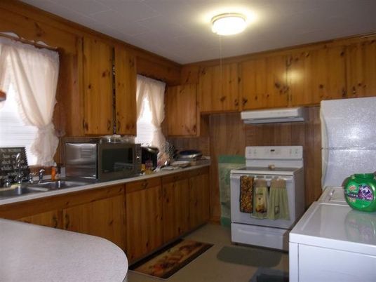 Interior, Kitchen, Wooden Walls