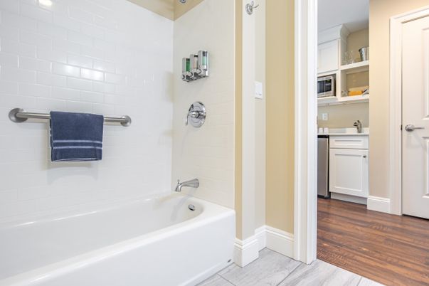 Bathroom, Interior, Wood Texture Flooring