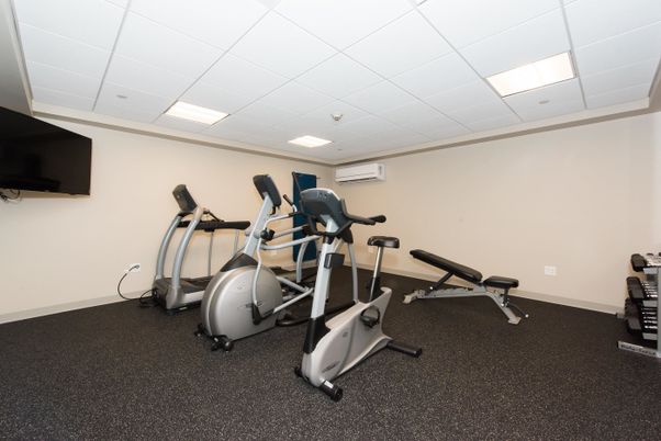 Fitness Equipment, Interior, Recessed Lighting