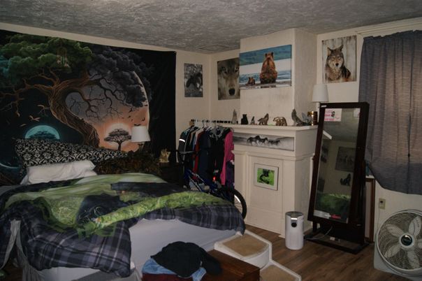 Bedroom, Interior, Wood Texture Flooring