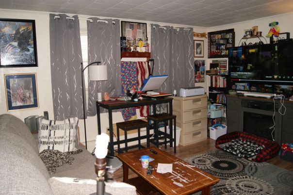 Home Office, Interior, Wood Texture Flooring