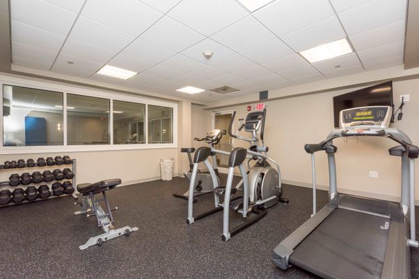 Fitness Equipment, Interior, Recessed Lighting