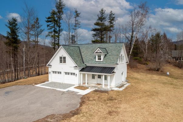 Attached, Detached Garage, Exterior, Facade, Farmhouse