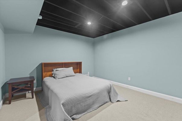 Bedroom, Interior, Recessed Lighting