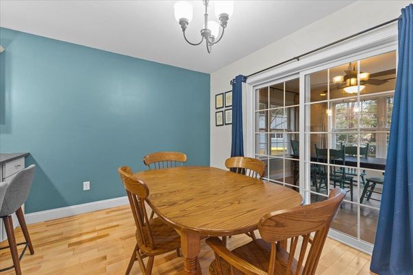 Dining room, Interior, Wood Texture Flooring