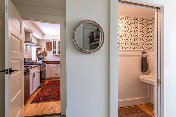 Interior, Kitchen, Wood Texture Flooring