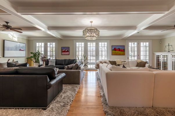 Chandelier, Interior, Living room, Wood Texture Flooring