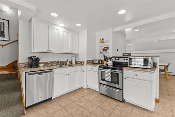 Interior, Kitchen, Recessed Lighting, Stainless Steel Appliances