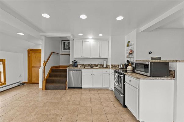 Interior, Kitchen, Recessed Lighting, Stainless Steel Appliances