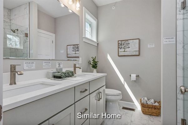 Bathroom, Dual Sink Vanities, Interior, Marble, Marble Walls