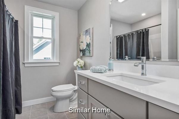 Bathroom, Interior, Recessed Lighting