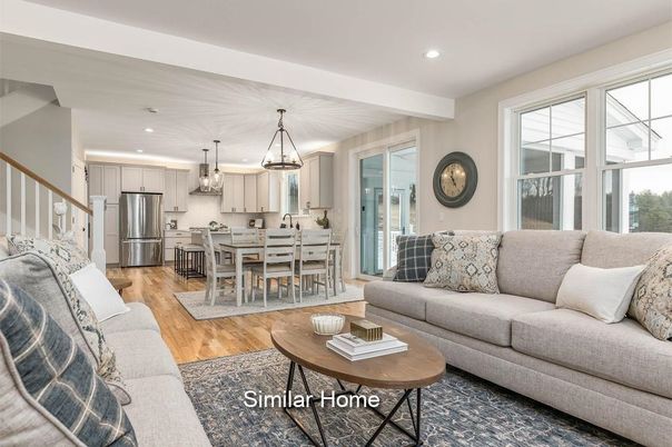 Dining room, Interior, Kitchen, Living room, Pendant Lights, Recessed Lighting, Stainless Steel Appliances, Wood Texture Flooring