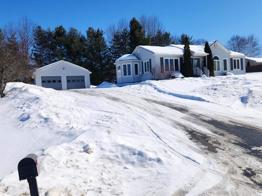 Backyard, Detached Garage, Exterior, Facade, Ranch