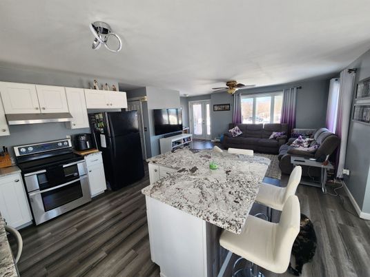 Interior, Kitchen, Living room, Wood Texture Flooring