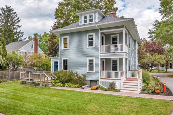 Backyard, Exterior, Facade, American Foursquare