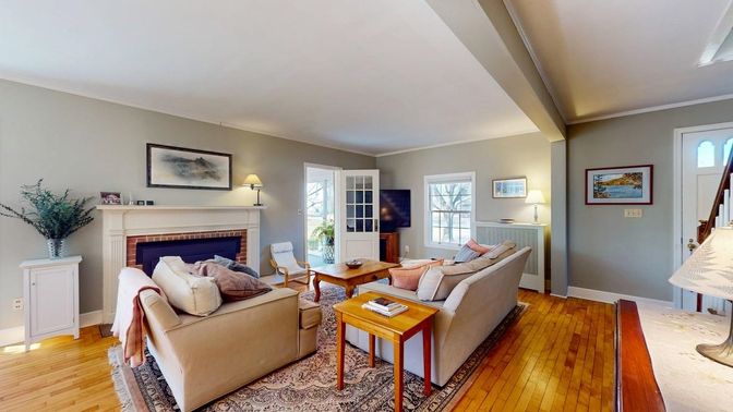 Fireplace, Interior, Living room, Wood Texture Flooring