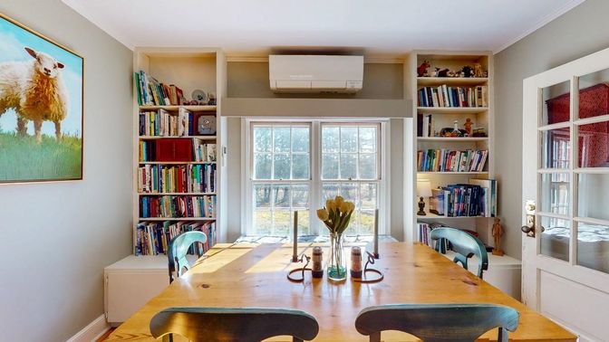 Home Office, Interior, Wood Texture Flooring