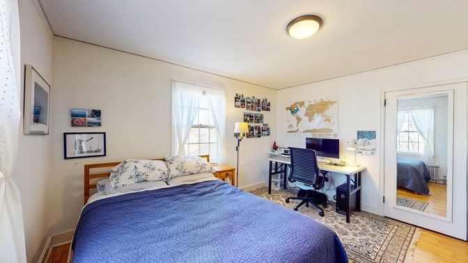Bedroom, Home Office, Interior, Wood Texture Flooring
