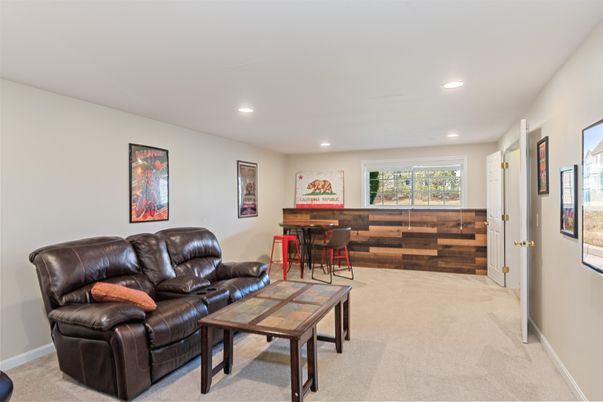 Interior, Living room, Recessed Lighting