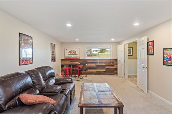 Interior, Living room, Recessed Lighting